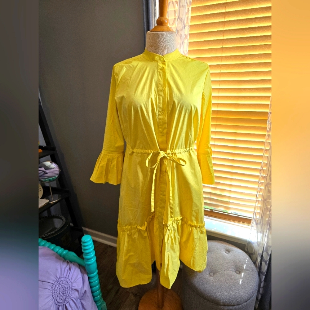Exquisite Eloquii Yellow Dress